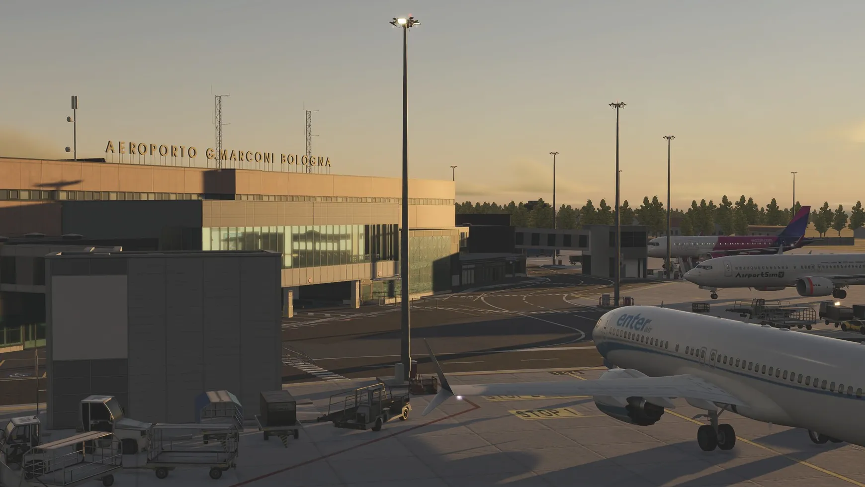 AirportSim - Bologna Airport