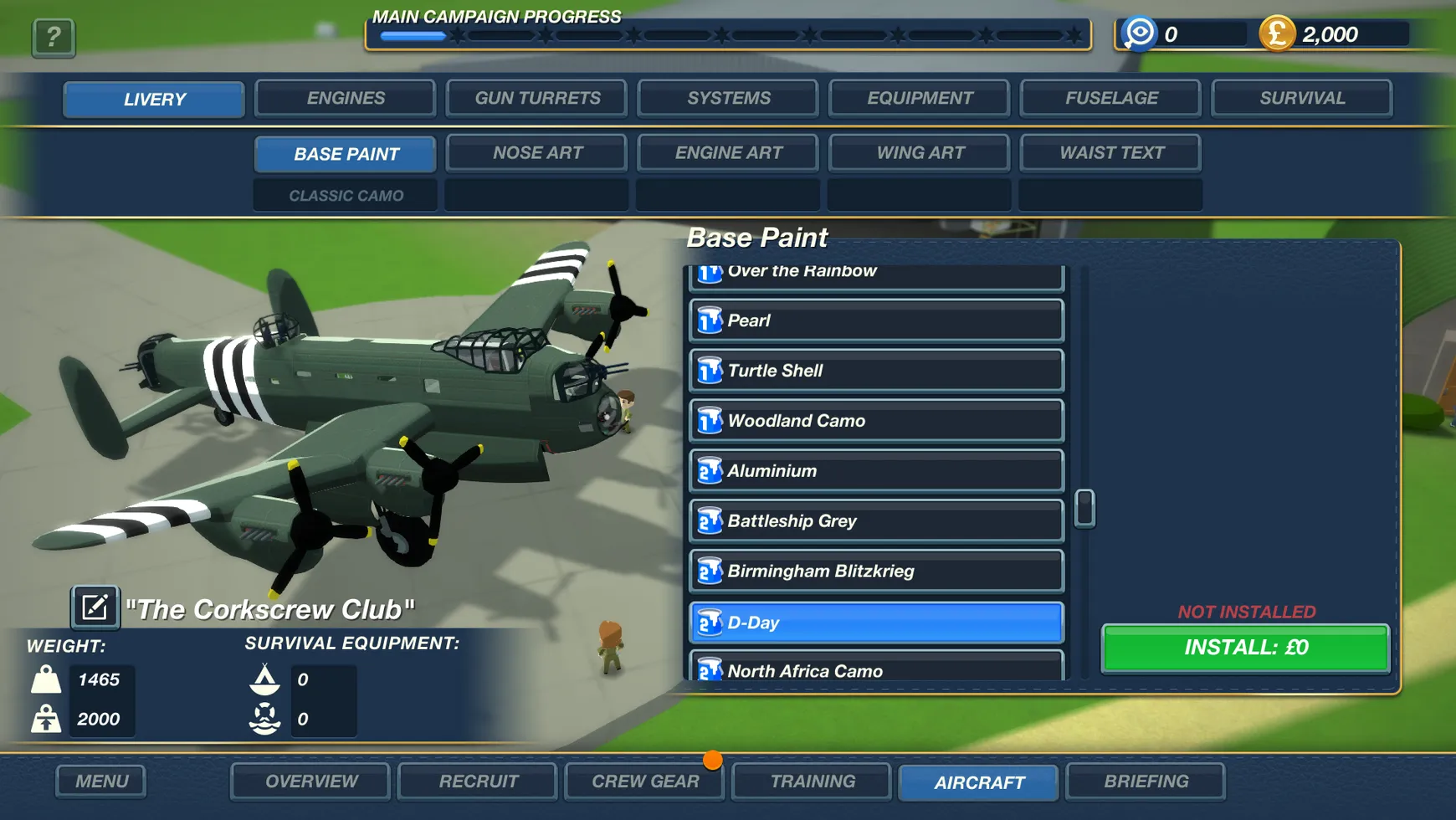 Bomber Crew Skin Pack 2