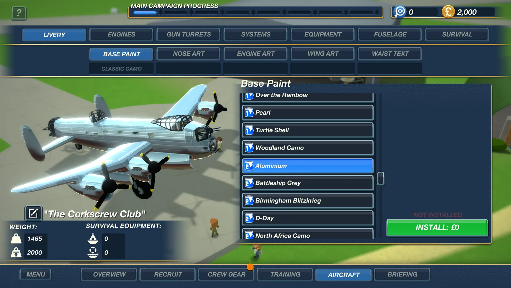 Bomber Crew Skin Pack 2