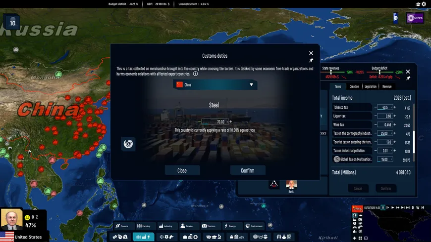 Geo-Political Simulator 2026 Edition