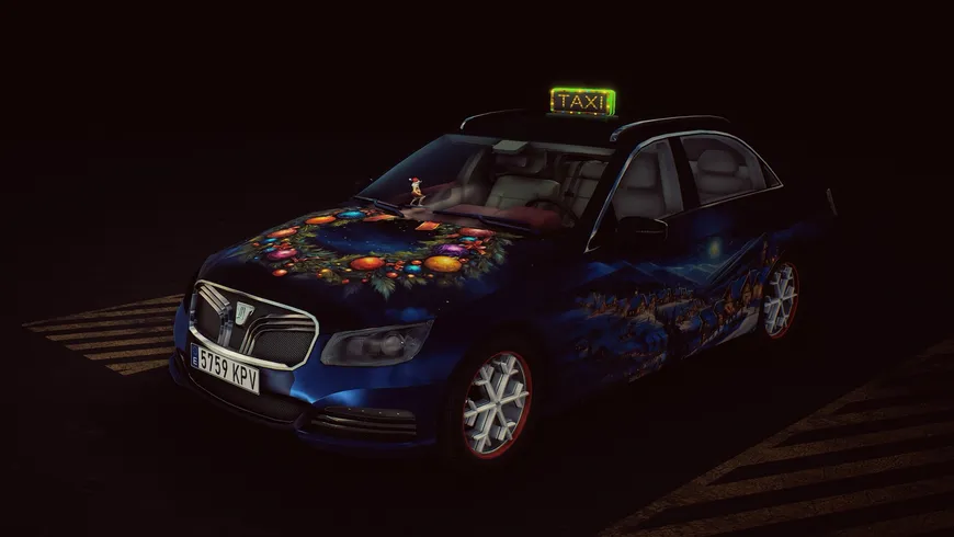 Taxi Life: A City Driving Simulator - Christmas Cosmetic Pack
