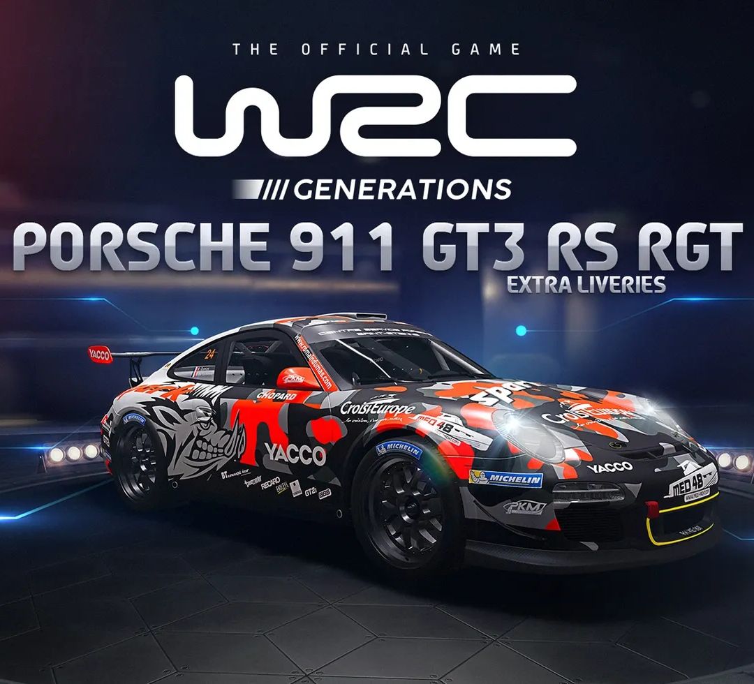 WRC Generations - Porsche 911 GT3 RS RGT Extra liveries